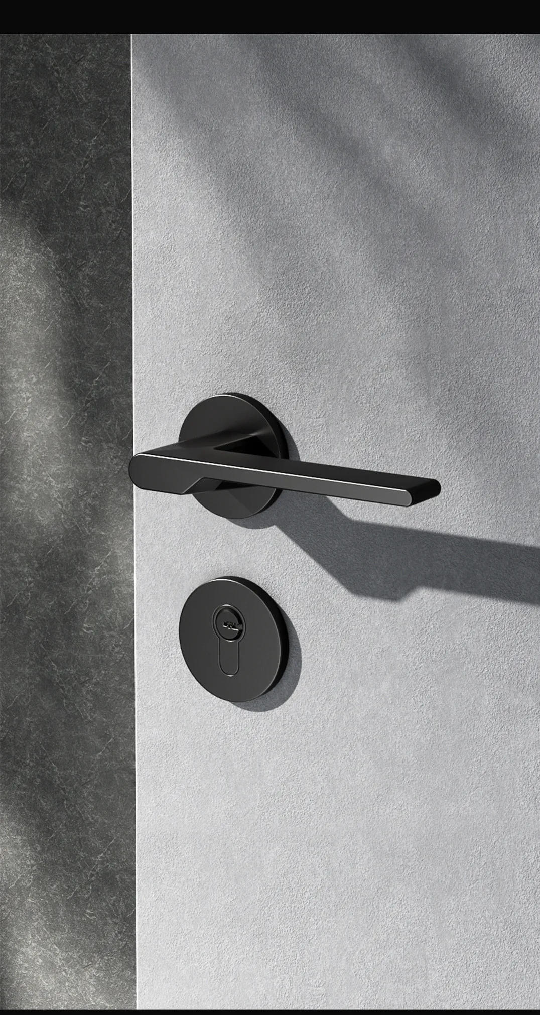 Description Picture 5 of itemBedroom Mute Security Door Locks High Quality Zinc Alloy Door Lock Indoor Door Knob with Lock and Key Hardware Deadbolt Lockset