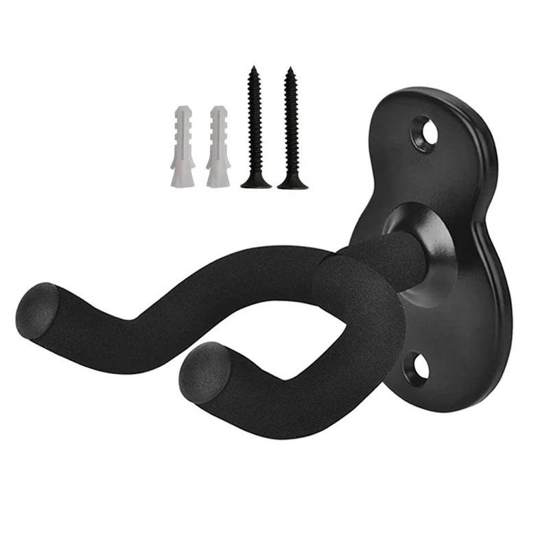 Description Picture 2 of itemMetal Guitar Hanger Hook Wall Mount Non-slip Holder Stand for Guitar Ukulele Violin Bass Guitar Instrument Accessories