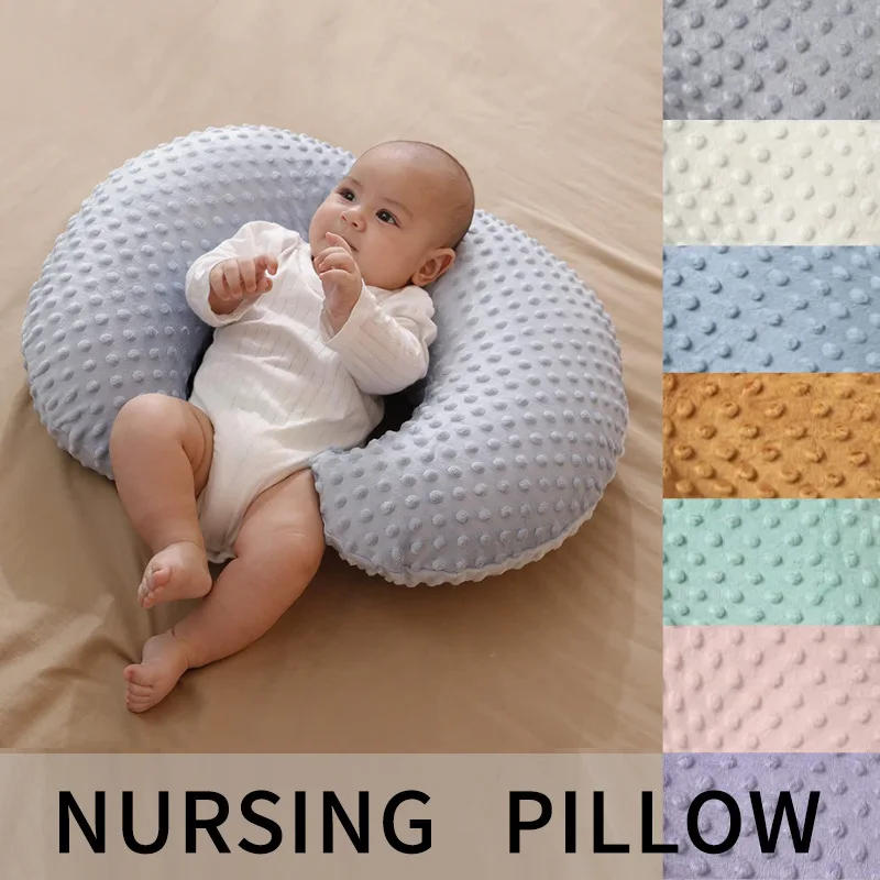 Description Picture 2 of itemNewborn Feeding Pillow Four Seasons Universal Soft Comfortable Waist Support Backing Cushion Pad with Dotted Baby Nursing Pillow