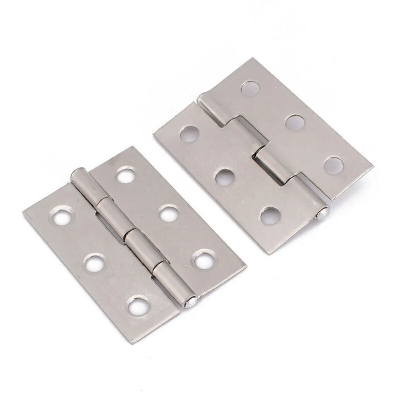 Description Picture 6 of itemBall Bearing Hinge Kit Reliable Silver Butt Internal For Door Office Replacement Stainless Steel 4 Mm Practical