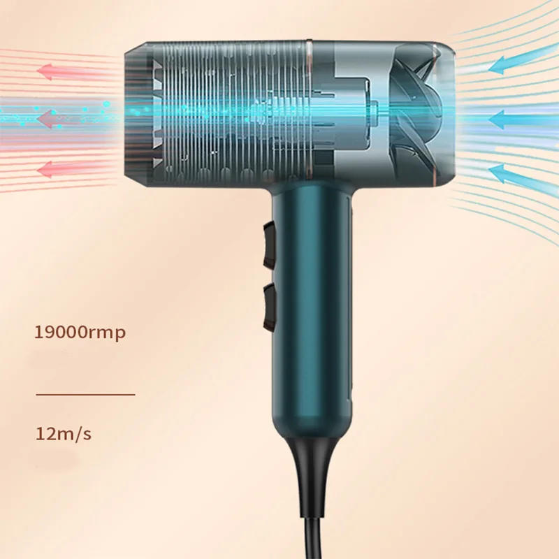 Description Picture 5 of itemHigh Efficiency Multi-function Low Noise Powerful Hair Dryer Professional Salon Equipment Home  Hair Drye