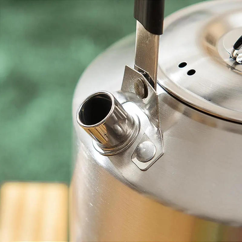 Description Picture 6 of item1L/1.5L Camping Water Kettle Outdoor Coffee Kettle Tableware Picnic Set Supplies Camping Tea Kettle Tourism Cookware