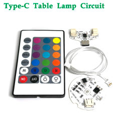 type-C Table Lamp Circuit Board USB Charging Led Touch Small Night Lamp Control Module With Remote Control Charging Protection