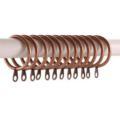 Home Heavy Duty Low Noise Practical Roman circle Curtain Rings Hanging Hooks For Curtains Rods