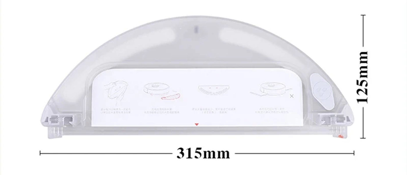 Description Picture 5 of itemWater Tank Filter Mop Cloth Rags Parts For XiaoMi Roborock S50 S51 S52 S55 T4 T6 T60 T61 E20 E25 E35 C10 Spare Fits Accessories