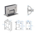 8-12mm Glass Door Hinge Bathroom Shower Door Frameless Bracket Wall Mounted Door