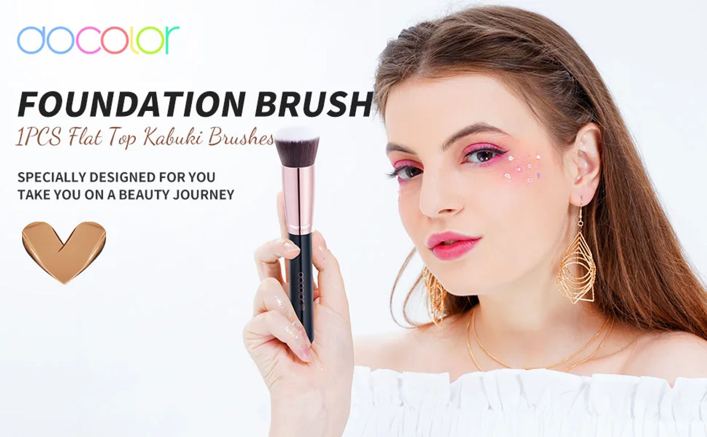 Description Picture 2 of itemDocolor Cosmetic Puff Set 6PCS Makeup Sponge Foundation Blush Bursh Soft Bronzer Face Contour Blending Cream Beauty Tools