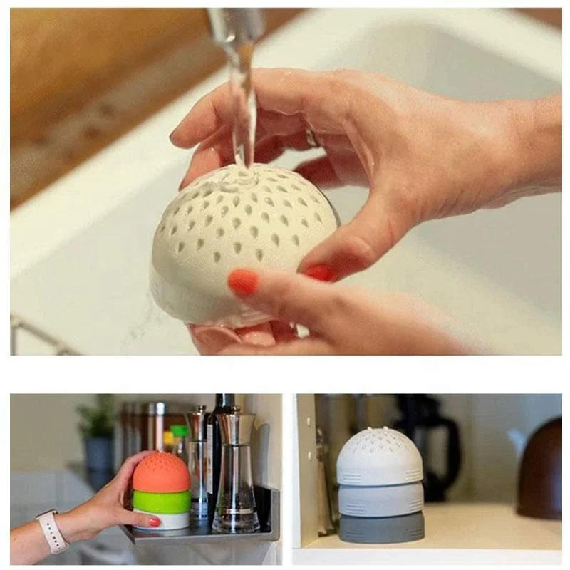 Description Picture 6 of itemSilicone Gel Filter Water Filter Cover Silica Filter Funnel Multi-use Mini Colander Food Mesh Can Drainer Kitchen Accessories