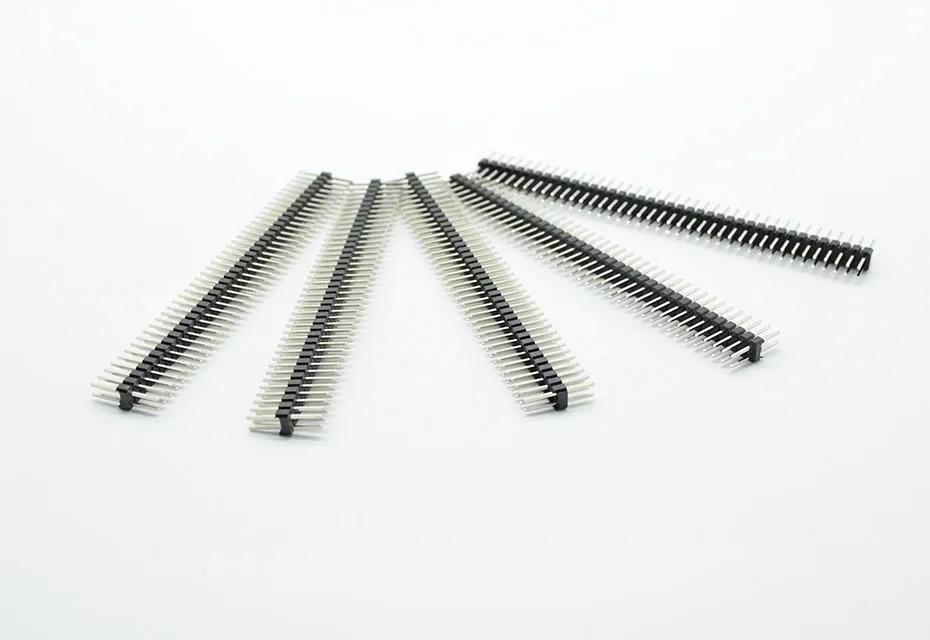 Description Picture 4 of item5PCS length 15mm 2.54mm Male Pin Header, 0.1" Breakaway PCB , 2*40Pin 80 Pin Double Row  Strip Straight, needle  Connector