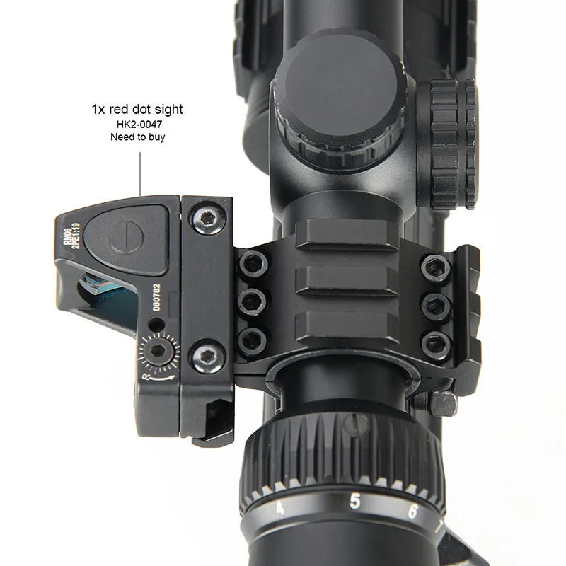 Description Picture 3 of itemAluminum Buble Level Scope Mount 30Mm Ring Heavy Duty Low Profile 6 Bolts 20mm Weaver Picatinny Rail for M16 Lasers Flashlights