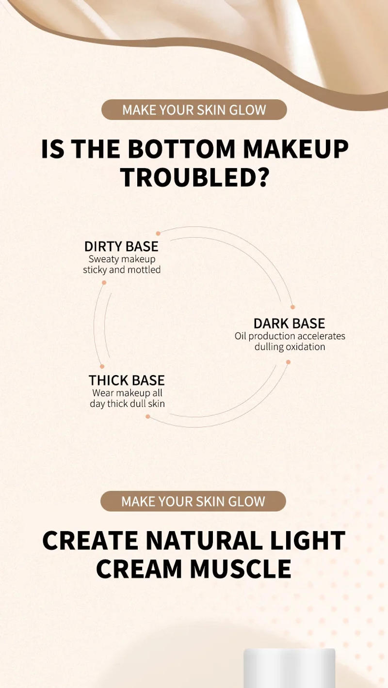 Description Picture 4 of itemTemperature Changing Liquid Foundation Long Lasting Moisturizing High Coverage Concealer Brightens Skin Tone Makeup Cosmetics