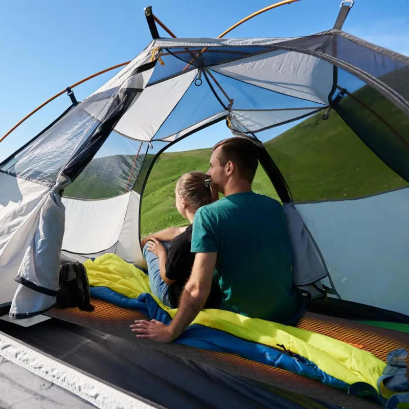 Description Picture 4 of itemHeated Sleeping Bag Pad Heated Sleeping Bag Liner 7 Heating Zones Operated By Battery Power Bank USB Heating Sleeping Mat