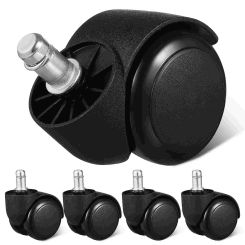 5 Pcs 2-inch Lead Screw 8*13 Movable Swivel Caster 5pcs Replacement Office Chair Wheels Gamer Casters Heavy Duty