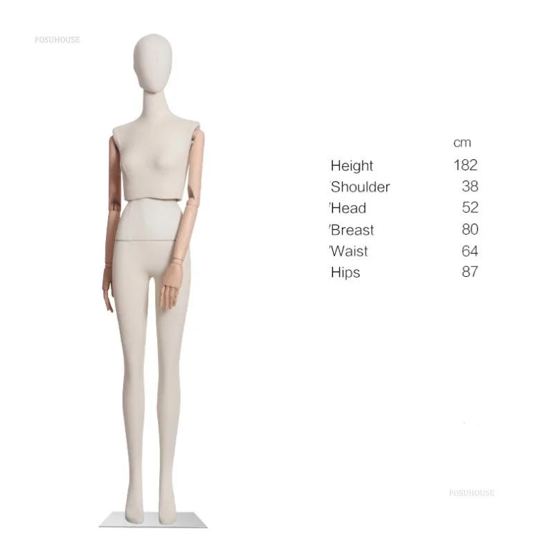 Description Picture 4 of itemModern Standing Mannequin for High-end Clothing Store Suit Full Body Display Design Mannequins Simple FRP Mannequin for Tailor
