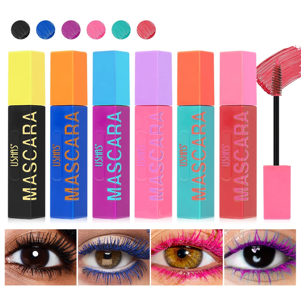 Description Picture 2 of item6D Color Mascara for Long Thick Lash Smudge-Proof Non-Clumping Natural & Dramatic Look Water-Resistant  Makeup Eyelash Extension