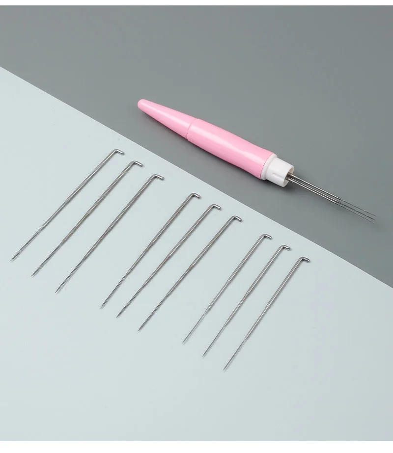 Description Picture 6 of item20pcs Felt Needle Set Handcraft Wool Felting Needles Kits DIY Craft Needlework Tools Sewing Accessories 3 Sizes Poke Needle Felt