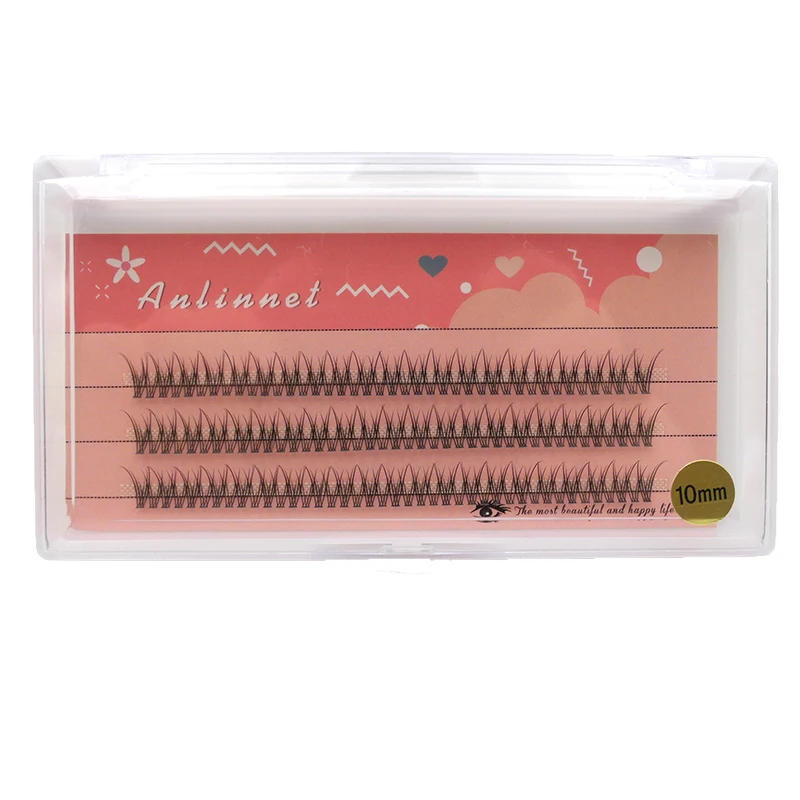 Description Picture 6 of item120 Clusters Fishtail Eyelashes Natural Grafted Eyelashes Professional Eyelash Extension Makeup A-Type Eyelashes Fairy Eyelashes