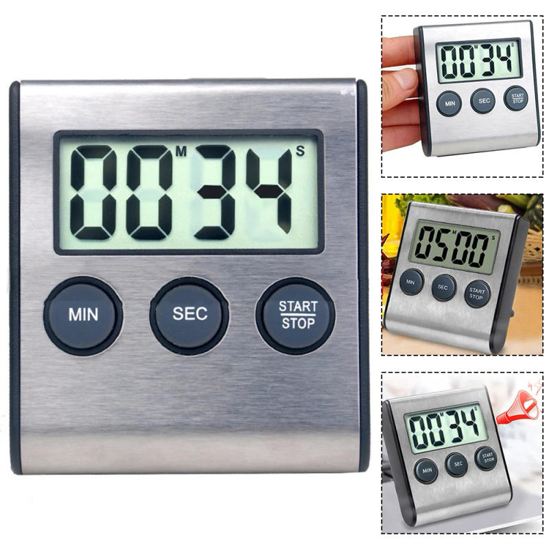 Description Picture 4 of itemDigital Timing Food Thermometer Temperature Meter With Timer Function Meat Probe Electronic Kitchen Tools For Cooking BBQ Oven