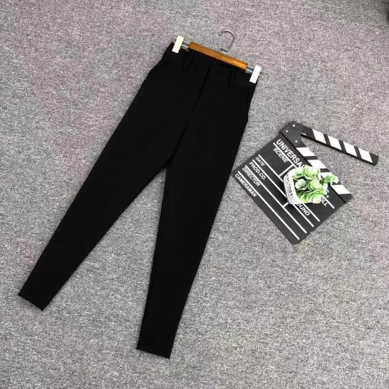 Description Picture 6 of itemStretch Man Suits Pants Elastic Solid Color Slim Fit Trousers for Men Tressed Tailoring Korean Reviews Many Designer Clothes Up