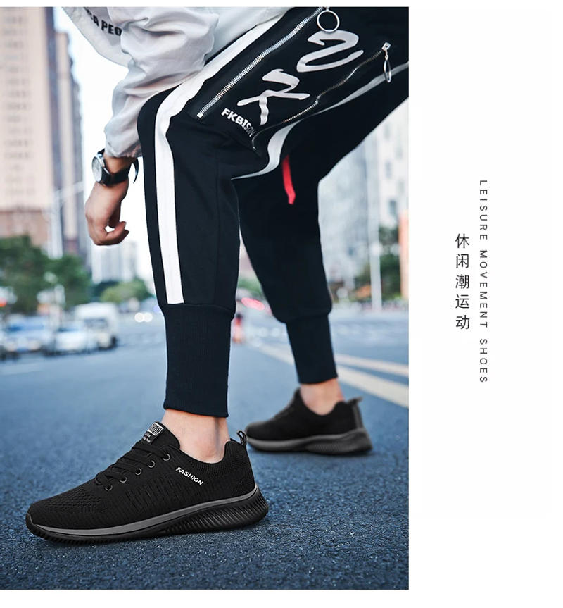 Description Picture 4 of itemMen Running Shoes 2021 Comfortable Sport Shoes Men Trend Lightweight Walking Shoes Men Sneakers Breathable Zapatillas