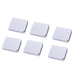 6 PCS Shower Curtain Clips Windproof Splashproof Self Adhesive Shower Curtain Weight Clip Used To Fix Shower Curtains
