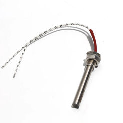 LUJINXUN 12V/24V Immersion Cartridge Heater M16/16mm Thread 50-300W 12*100mm Tubular Heating Tube with Nut for Hot Core Box 1PC