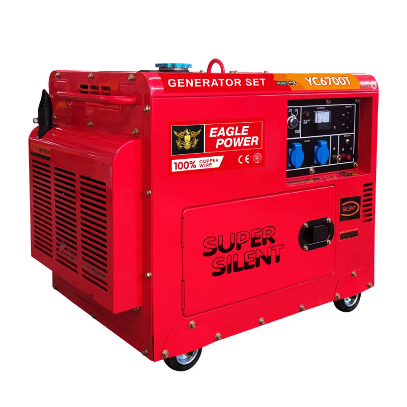 Description Picture 3 of itemSuper Silent Diesel Generator 7.5 kVA Generator 5.0kW Portable Diesel Generator Electric Start