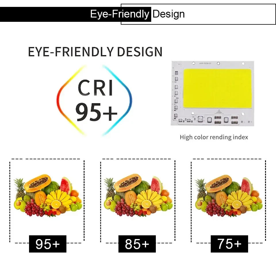 Description Picture 4 of itemLED COB Chip Smart IC No Need Driver AC200-240V LED Lamp For Flood Light Spotlight DIY LED Chip COB Linear Lighting Light Source