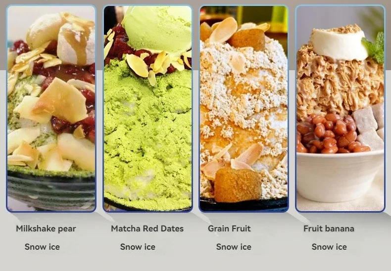 Description Picture 5 of itemXBJ124FD 120KG/24H Korean Snowflake Ice Machine Snow Ice Shaver Machine With Water Dispenser Ice Bingsu Machine