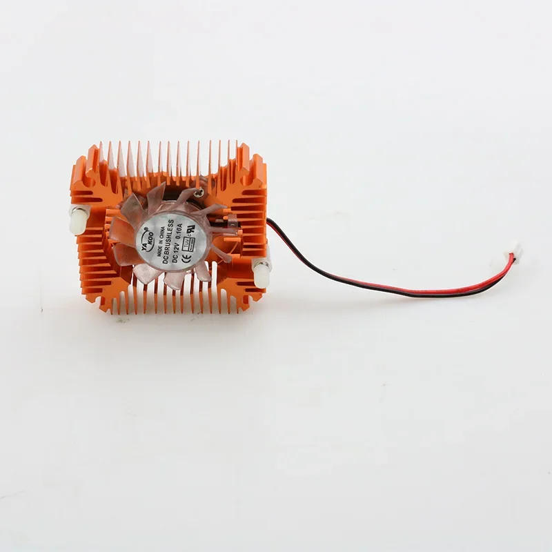 Description Picture 5 of item55mm 2 PIN Graphics Cards Cooling Fan Heatsink Cooler Aluminum Gold Fans Cooler Fit for Personal Computer Components