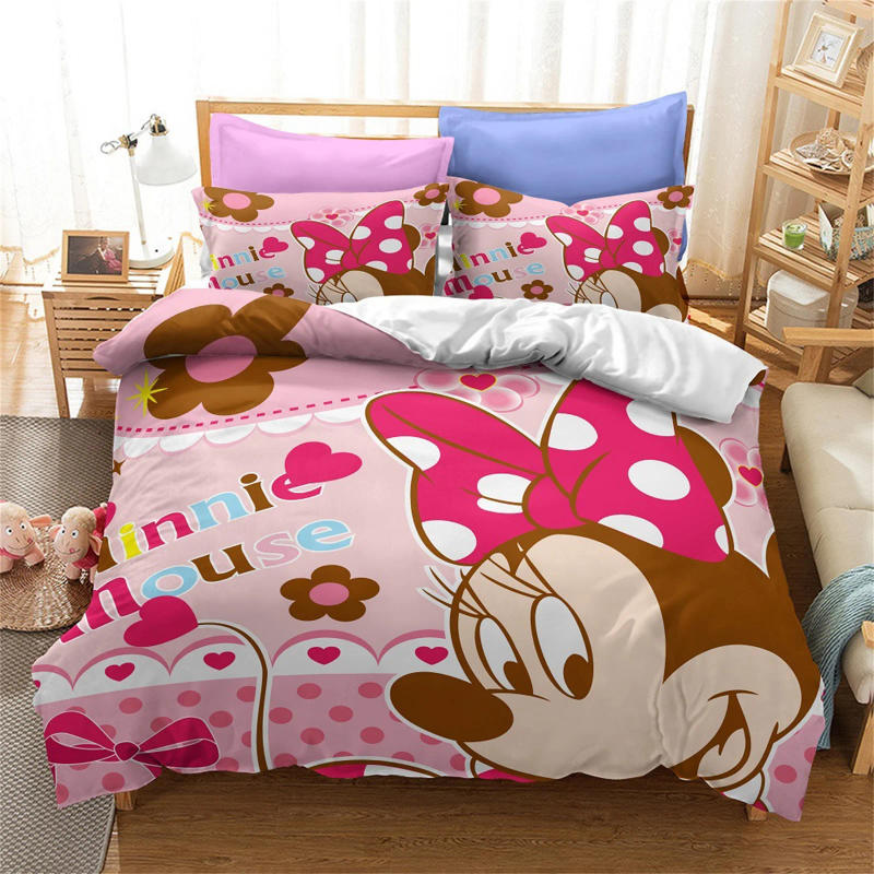 Description Picture 5 of itemMickey  Children Cotton Duvet Cover 100% Polyester Set Bedding Cute Printed Cartoon Quilt Cover Luxury Twin Size Sets