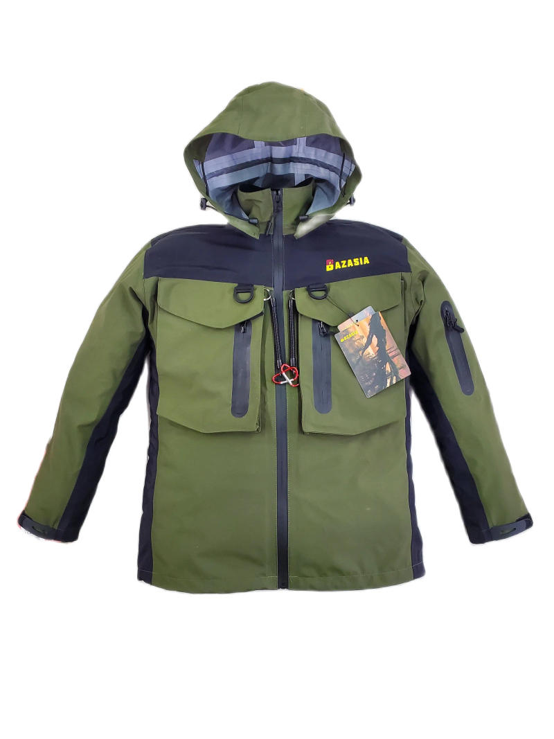 Description Picture 2 of itemWaterproof Breathable Waders Jacket for Men, Fishing Clothes, Multi Pockets, Spring Cord Accessories, 3-Layer Cloth, New