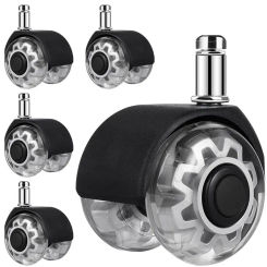5pcs Universal Furniture Casters Office Chair Wheel Caster Heavy Duty Swivel Castor Rotatable Safe Rollers Furniture Hardware
