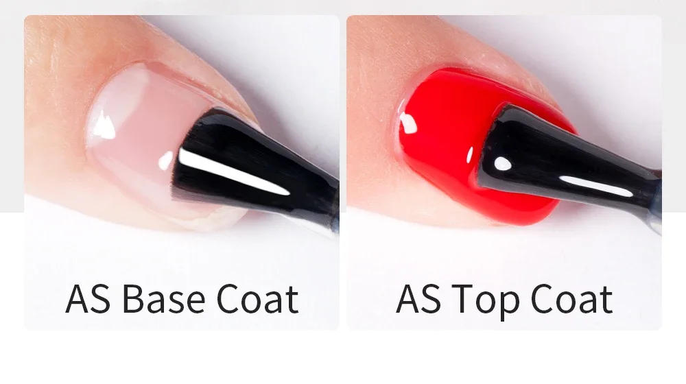 Description Picture 3 of item15ML 2 In 1 Base &Top Coat Gel Nail Polish Transparent Base Gel & Wipe Top Coat Soak Off UV LED Semi-Permanent Nail Varnish