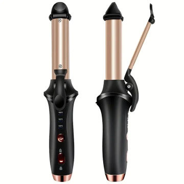 Automatic Wireless Hair Curler Cordless Rotating USB Rechargeable Curling Iron Display Temperature Adjustable Timing Hair Curler