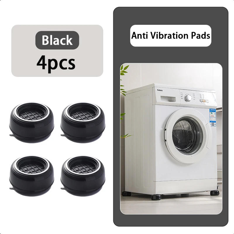 Description Picture 3 of itemUniversal Anti Vibration Pads Washing Machine Foot Mat Silent Refrigerator Furniture Pad Non-slip Furniture Protect Foot Base