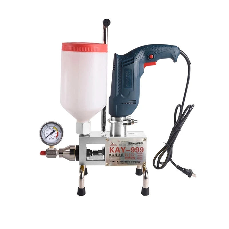Description Picture 3 of item910W Injection Pump Epoxy/Polyurethane Grouting Liquid Leakage Tool KAY-999 High Pressure Waterproof Grouting Machine