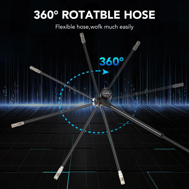 Description Picture 5 of itemPortable High-pressure 300psi Bicycle Air Pump with Gauge for Fork Rear Suspension Shock Absorber Mountain Bike Air Pump