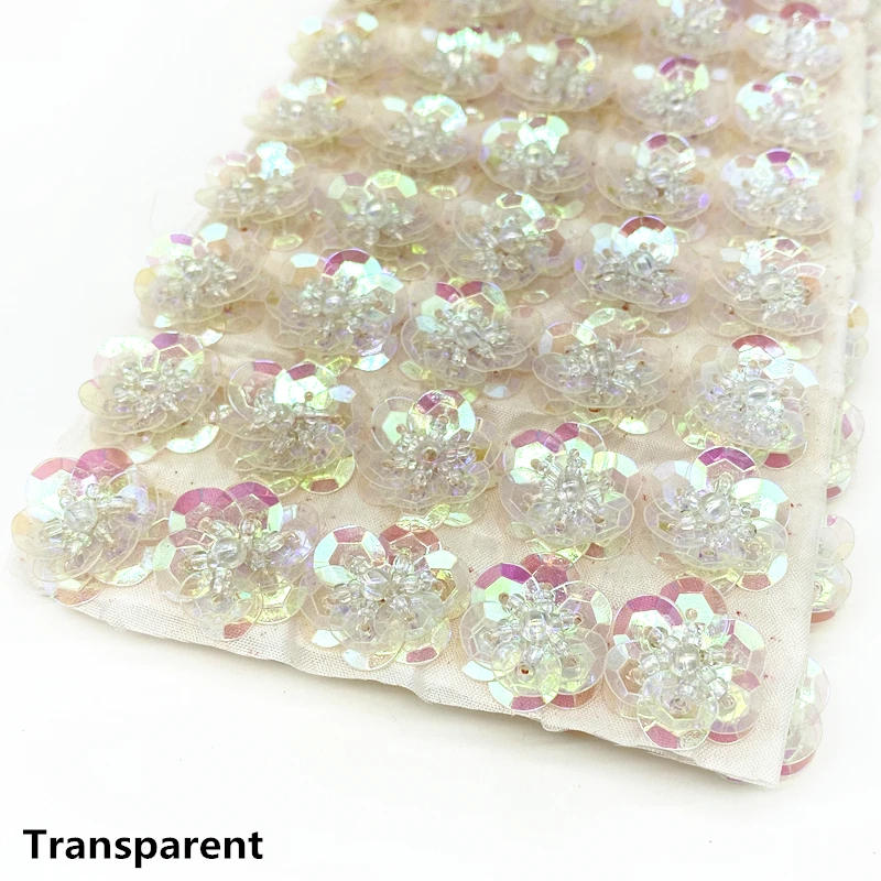 Description Picture 6 of item10pcs 18mm Sequin Flowers Handmade Sewing Flat Back Patches DIY Wedding Crafts Shoes Bags Garment Accessory Matte #RoLi