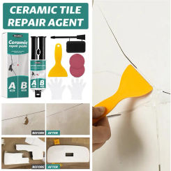 Bathtub Repairing Paste Floor Crack Adhesive AB Waterproof Glue Kit Accessories Casting Adhesive Repair Agent