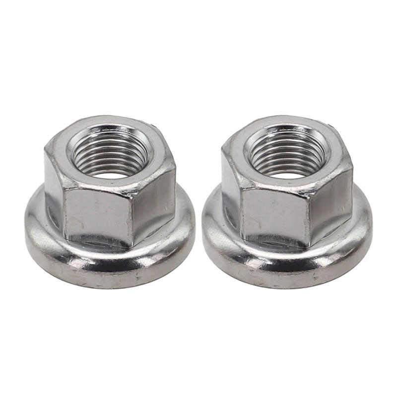 Description Picture 6 of item2PC M9 M10 3/8 Bicycle Hub Nut Screws Rear Axle Nut Flange Front Wheel Screw Anti-skid Front Axle Nut Bicycle Accessories Parts