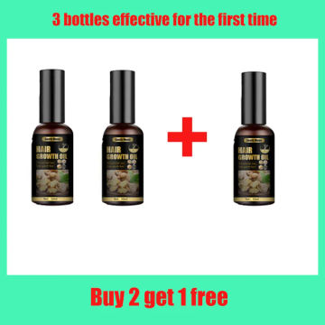 Hair Growth Essential Oils Serum Fast Hair Regrowth 7 Days Anti-loss Repair Damaged Hair Strong The Root of Hair Care