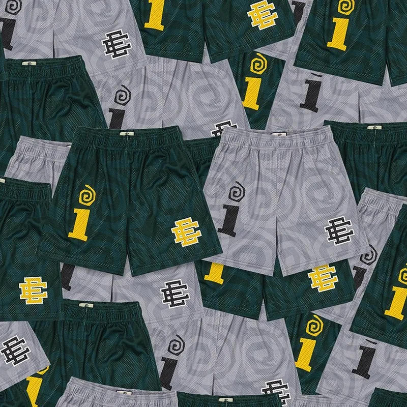 Description Picture 3 of itemEric Emanuel New EE Basic Short casual shorts Fitness basketball sports shorts Mesh breathable beach pants Men's EE shorts