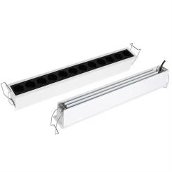 IP65 waterproof Recessed Ceiling Down Light 6W 12W 24W LED Linear Grille Spotlight 20° For Bathroom Lighting