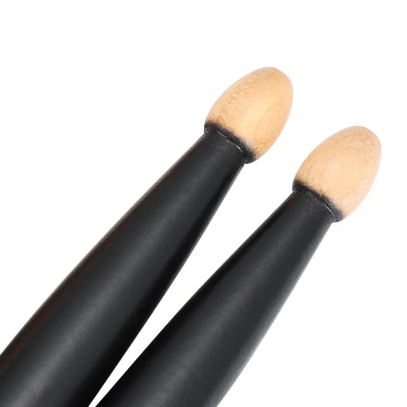 Description Picture 6 of item5A Maple Wood Drum Sticks Black Teardrop Head Musical Instruments High Quality Classic Drumsticks With Carrying Bag