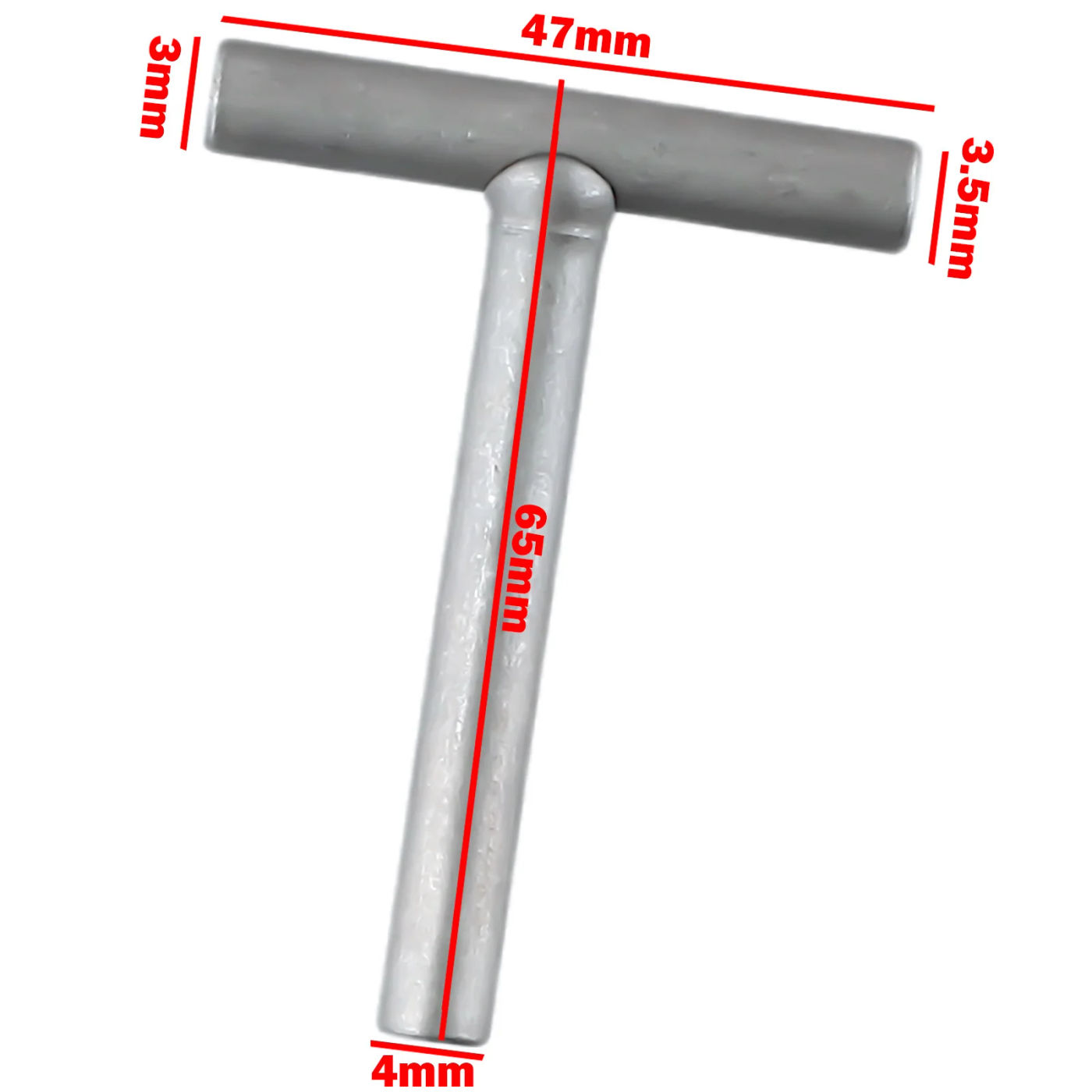 Description Picture 5 of itemT Type Wrench 3/3.5/4mm Valve Screw Clearance Adjusting Spanner Square Hexagon Wrenches Spanners T-type For Auto Repair Tool