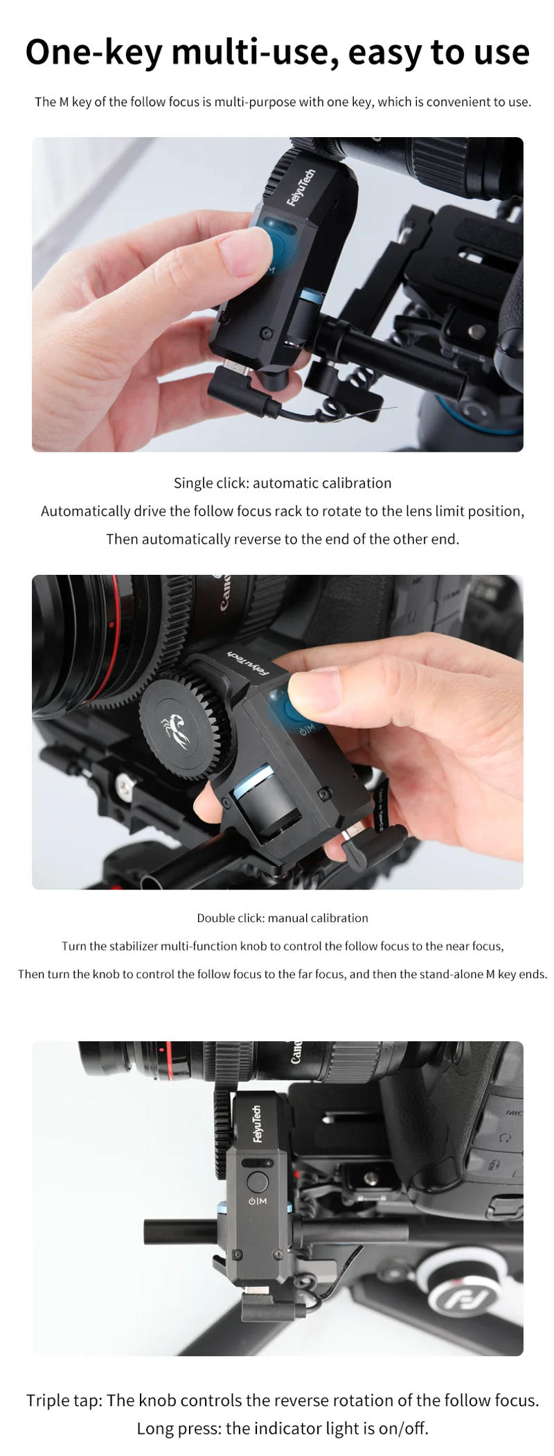 Description Picture 3 of itemFeiyuTech Portable Brushless Motor Follow Focus Kit Wireless Lens Control For Scorp /Scorp C /Scorp Mini /Scorp Pro