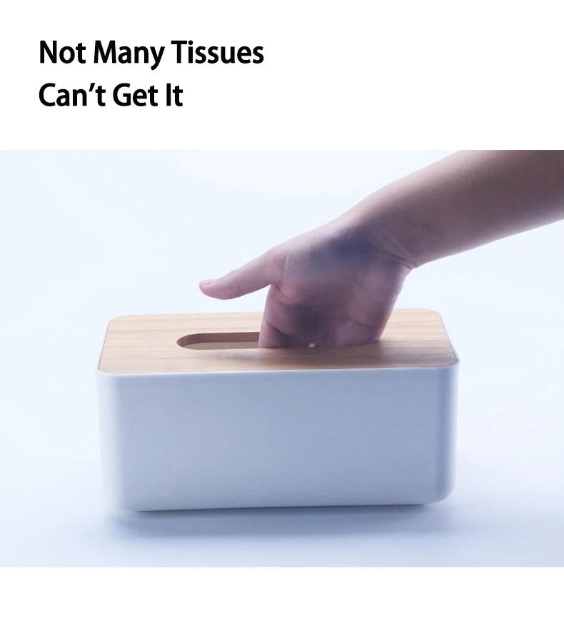 Description Picture 2 of itemPaper Towel Box Desktop Silent Coreless Roll Paper Box Paper Towel Box Automatic Downward Compression Telescopic Thin Portable