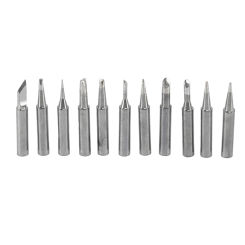 11 Pieces Soldering Iron Tips Kit 900M-T for Hakko Soldering Station Tool 900M 936 937 907