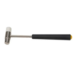 1pc Small Hammer DIY Repair Tool Household Double Head Metal Rubber Hammer For Jewelry Watch Repairing Hand Tool